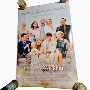 The Big Wedding 2013 Movie Poster 27x40 Robert De Niro Robin Williams D/S